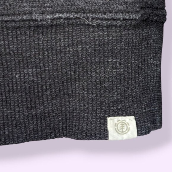 Element Grey Scoop Neck Sweater - Picture 3 of 5